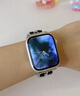卓米曼適用于蘋(píng)果iwatchS10/9/8/7官款表帶皮質(zhì)時(shí)尚金屬輕奢小香風(fēng)雙排鏈式可拆卸表鏈網(wǎng)紅女款ultra配件 【銀黑色】 42mm(蘋(píng)果S10代) 曬單實(shí)拍圖