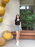 卓詩尼厚底板鞋女2025年秋季新款休閑百搭舒適面包鞋增高運(yùn)動(dòng)小白鞋女鞋 米杏色 37 曬單實(shí)拍圖