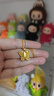 老鋪黃金古法手工足金項鏈·花絲鉆飾蝴蝶(1號)鎖骨鏈（滿鉆款） 金重約9.2g 曬單實拍圖