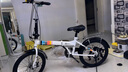 永久折疊自行車(chē)迷你小輪通勒超輕便攜變速單車(chē)16寸女士男士大小孩學(xué)生 白輻條【強承重 密封軸】 7速 20寸適合：155-175CM 曬單實(shí)拍圖