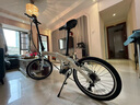 大行（DAHON）P10折疊自行車20英寸10速鋁合金成人通勤V剎 PAA003 漸變白 曬單實(shí)拍圖