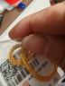 周六福（ZLF）七夕禮物    黃金手鏈男款足金999簡約時尚太空鏈 計價 20cm - 6.37g 曬單實拍圖