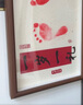 摩多 周歲生日抓周道具裝飾手足印留念相框擺臺一歲一禮生日布置 曬單實(shí)拍圖