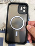 KEKLLE【膚感磁吸】適用iPhone11手機殼蘋果11保護套磁吸無線充電磨砂防摔鏡頭全包軟邊保護套 午夜黑 曬單實拍圖