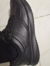 斯凱奇（Skechers）男款商務(wù)休閑鞋黑色皮鞋辦公通勤鞋 全黑色/BBK 41 曬單實(shí)拍圖