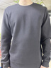 羅蒙（ROMON）衛(wèi)衣男秋冬季長袖套頭T恤休閑上衣舒適外套打底衫8170卡其色XL 曬單實(shí)拍圖