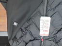鴨鴨輕薄羽絨服男士短款秋冬季新款連帽內(nèi)膽休閑保暖鴨絨薄款拼接外套 極致黑色 L 曬單實拍圖