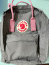 FJALLRAVEN北極狐雙肩包男女背包書(shū)包23561-021-312霧灰/粉色7L 曬單實(shí)拍圖
