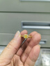 中國黃金（CHINA GOLD）拉絲小方糖黃金戒指女足金單戒指環(huán)女生日禮物送女朋友老婆 小方糖黃金戒指【配品牌禮盒】 金重約：2.3g 曬單實(shí)拍圖