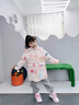 G.DUCKKIDS女童羽絨服中長(zhǎng)款加厚2025冬季新款洋氣兒童外套白鴨絨中小童冬裝 彩虹粉色 100 建議身高90-100cm3-4歲 曬單實(shí)拍圖