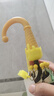 天瑋傘業(yè)兒童雨傘長(cháng)桿直柄傘防曬太陽(yáng)傘小學(xué)生3-10歲幼兒園 黃色恐龍 曬單實(shí)拍圖