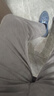 啄木鳥男士夏季薄款天絲休閑褲寬松萊賽爾直筒透氣闊腿休閑褲子 灰色 【男褲】高品質(zhì) 32 【建議135-145斤】 曬單實拍圖