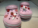 crocs卡駱馳貝雅卡駱班|205089 芭蕾粉-6TG 39(240mm)  曬單實(shí)拍圖