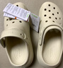 卡駱馳（crocs）經(jīng)典泡芙Clog男女一腳蹬懶人沙灘鞋 CR207521-2Y2 37 曬單實(shí)拍圖