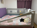 丸丫嬰兒床圍欄床上圍欄寶寶防摔防護(hù)欄床邊防掉擋板兒童床邊安全護(hù)欄 三面K2灰熊1.8+灰星2.0m*2免打釘 曬單實(shí)拍圖