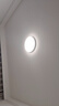 惠普精工吸頂燈led臥室現(xiàn)代簡(jiǎn)約餐廳中山燈具圓形50cm遙控三色 曬單實(shí)拍圖