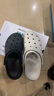 斯凱奇（Skechers）泡泡鞋丨夏季情侶洞洞鞋女沙灘踩屎感拖鞋男增高防臭透氣涉水鞋 曬單實拍圖