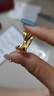 水貝黃金足金999蝴蝶結(jié)戒指硬金工藝520情人節(jié)禮物送女朋友表白禮物 蝴蝶結(jié)戒指圈口10  金重約1克+多退少補(bǔ) 曬單實(shí)拍圖