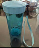 特百惠（Tupperware）雅致300ML塑料杯男女士學(xué)生兒童夏季水杯子戶(hù)外便攜口袋杯 晴天藍(lán) 曬單實(shí)拍圖