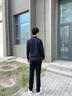 杉杉長(zhǎng)袖T恤男秋季新款商務(wù)休閑男簡(jiǎn)約親膚舒適通勤翻領(lǐng)內(nèi)搭上衣 藏青色 L /175 曬單實(shí)拍圖
