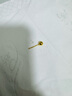黃金耳釘女小豆豆純金999足金耳環(huán)小金豆養耳洞耳飾送女友禮物 彎鉤款式+配送專(zhuān)柜禮盒+國檢證書(shū) 5mm光面一對(限時(shí)五折) 曬單實(shí)拍圖