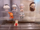 納鳴盲盒展示盒手辦展示柜大容量亞克力集裝箱透明防塵泡泡瑪特收納盒 【特大號-全透明】可置4層 曬單實(shí)拍圖