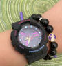 卡西歐（CASIO）手表女BABY-G時(shí)尚防水防震學(xué)生運動(dòng)雙顯石英電子日韓表送女友禮物 BA-110XTM-1A原宿晝夜 霓虹黑精靈 曬單實(shí)拍圖