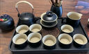 茶沿功夫茶具整套茶具套裝高檔茶盤套裝茶臺茶壺家用泡茶茶具17件套 曬單實拍圖