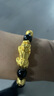 央創(chuàng)時(shí)尚【中國(guó)黃金】貔貅男士手鏈男黑曜石足銀手串生日情人節(jié)禮物送男生 【足銀999】轉(zhuǎn)運(yùn)貔貅手串 曬單實(shí)拍圖