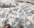 無印良品100%全棉四件套長(zhǎng)絨棉雙人床上用品被套200*230cm 1.5/1.8米床 曬單實(shí)拍圖