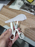 不銹鋼小剪刀辦公美工小剪子學(xué)生剪刀手工學(xué)生剪紙塑料柄文具剪刀 白色帶套學(xué)生剪 曬單實(shí)拍圖