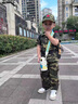G.DUCKKIDS小黃鴨童裝兒童迷彩服套裝夏季中小學(xué)生短袖夏令營(yíng)服男女童軍訓服 迷彩服 110 (建議100cm 4-5歲左右)cm 曬單實(shí)拍圖