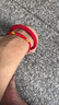 默研（MOYAN）無(wú)扣本命年手腕紅繩紅線(xiàn)手鏈玉米結無(wú)痕男士2026蛇年素手繩女手環(huán) 紅色女長(cháng)18cm粗8mm A13-101 曬單實(shí)拍圖