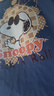 史努比（SNOOPY）男女童短袖t恤牛仔褲兩件套兒童短袖套裝  靛藍格子+深藍努比 110 曬單實(shí)拍圖