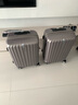 新秀麗（Samsonite）行李箱20英寸拉桿箱時尚豎條紋旅行箱包拿鐵咖GU9密碼登機箱 曬單實拍圖
