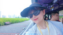 SIINSIIN軟軟空頂帽戶外防曬大帽檐顯臉小無痕輕盈帽子女可折疊 慵懶黑 均碼可調(diào)節(jié) 曬單實(shí)拍圖