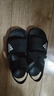 阿迪達(dá)斯（adidas）兒童涼鞋夏季男女大小童沙灘鞋 GW0344黑 5/37碼/235mm  曬單實(shí)拍圖