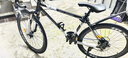ICOLOUR變速死飛山地自行車(chē)男彎把單車(chē)公路車(chē)賽車(chē)實(shí)心胎雙碟剎成人女中學(xué) 減震-純黑色24速60刀 曬單實(shí)拍圖