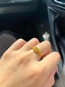 黃金爆閃拉絲小方糖戒指女金包銀999莫比烏斯環(huán)情侶男女對戒婚戒 黃鉆小方糖女戒丨活口【金包銀】 贈送（精美禮盒+證書(shū)） 曬單實(shí)拍圖