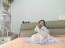 玉極虞女童古裝漢服中國風(fēng)兒童超仙唐裝春秋古風(fēng)連衣裙小女孩襦裙夏季 紫色加披肩 140 曬單實(shí)拍圖