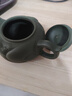 玉頤閣謝師禮宜興原礦紫砂壺手工名家茶壺茶具泡茶原礦民國綠魚(yú)化龍壺 魚(yú)化龍 420ml 曬單實(shí)拍圖