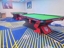 鎧甲款臺球桌商用標準型中式黑八球桌棋牌室青石板毒牙賽級專(zhuān)用 9尺 頂配版/2.0L鋼庫/恒康青石 曬單實(shí)拍圖
