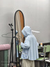 牧萌兒童防曬衣男女童防曬服夏季冰絲涼感寶寶防曬外套披肩 北極熊 XL 曬單實(shí)拍圖