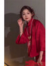 斯睿霖禮服新中式紅色旗袍結(jié)婚新娘2025熱賣回門訂婚中式敬酒出閣 N-822上衣 M 曬單實拍圖