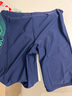 速比濤（Speedo）泳褲男舒適高彈專業(yè)訓(xùn)練抗氯柔軟速干及膝泳褲 藍(lán)色/綠色 34 曬單實(shí)拍圖