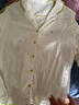 ubras全棉系列純色開(kāi)襟家居服睡衣女長(cháng)袖長(cháng)褲套裝情侶款軟棉棉 【長(cháng)袖長(cháng)褲】女款-奶糖白色 XL 曬單實(shí)拍圖