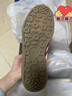 adidas T頭鞋 GAZELLE INDOOR復(fù)古板鞋德訓(xùn)鞋男女阿迪達(dá)斯三葉草 淺猩紅/漢玉白/金   35.5 曬單實(shí)拍圖