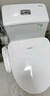 松下（Panasonic）智能馬桶蓋 電動(dòng)加熱馬桶蓋板 多重清洗模式坐便蓋潔身器 雙重潔凈DL-1309CWS 曬單實(shí)拍圖
