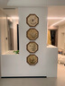 宋代美學(xué)玄關(guān)裝飾畫客廳入戶正對(duì)門高級(jí)感電視背景墻掛畫組合壁畫 梅蘭竹菊 30*30四聯(lián)畫【UV精雕】 曬單實(shí)拍圖
