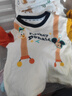迪士尼寶寶（Disney Baby）秋季新款童裝男女兒童米奇卡通透氣百搭純棉親膚7A級(jí)抗菌長(zhǎng)袖T恤 ZD3ES015黃紅 100 曬單實(shí)拍圖